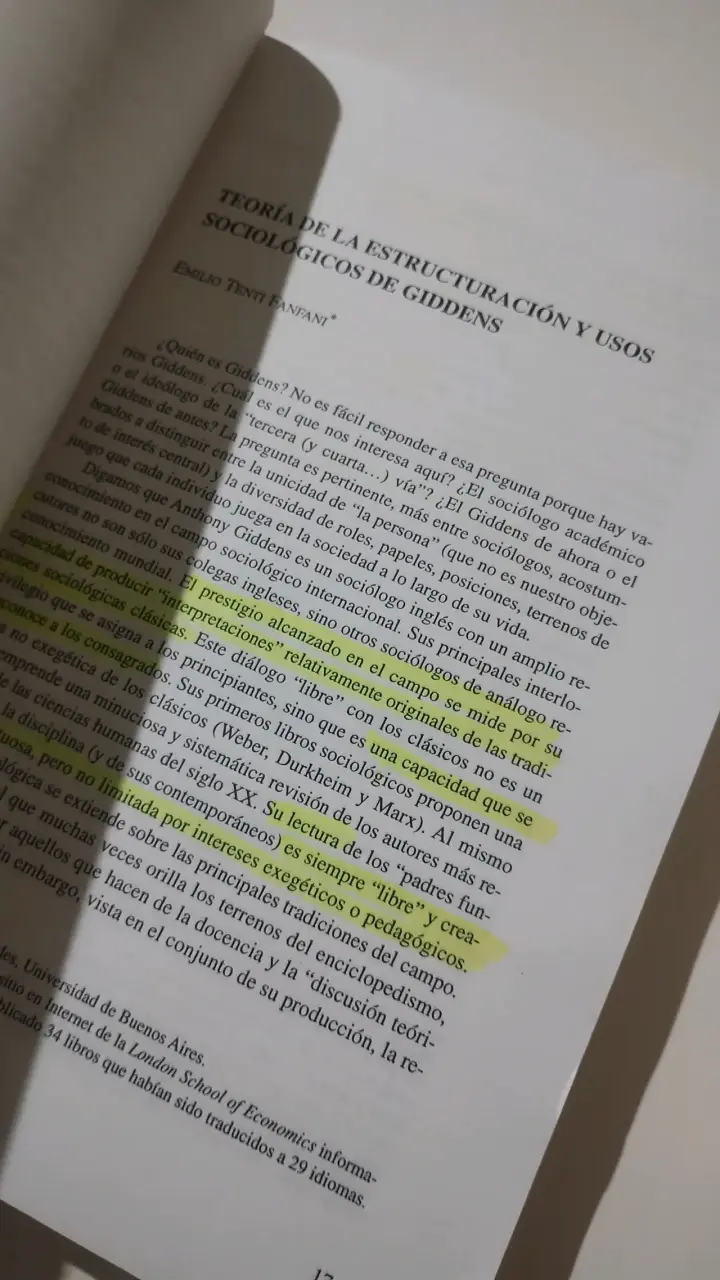 Revista Sociedad: Variaciones en torno a Giddens - 2