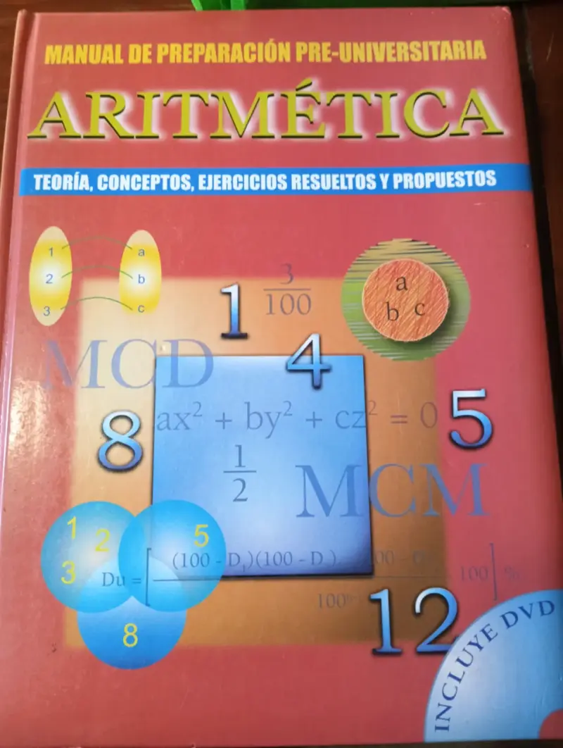 Libros de Preparación Pre-Universitaria Aritmética y Álgebra - 1
