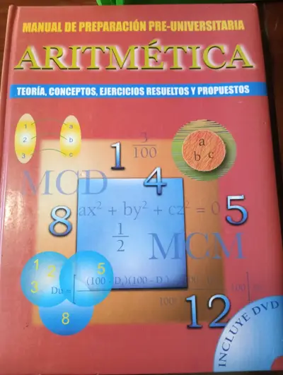 Libros de Preparación Pre-Universitaria Aritmética y Álgebra - miniatura 1