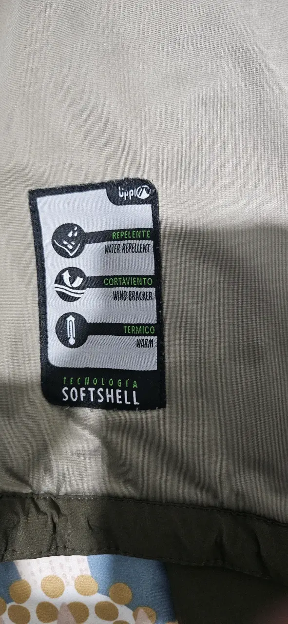 Chaqueta Softshell Verde Oliva Lippi - 4
