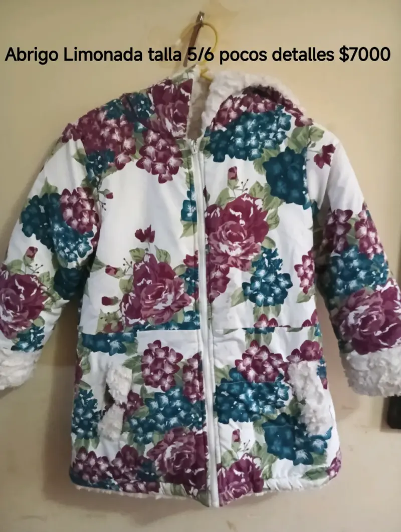 Abrigo infantil Limonada floral talla 5/6 - 1