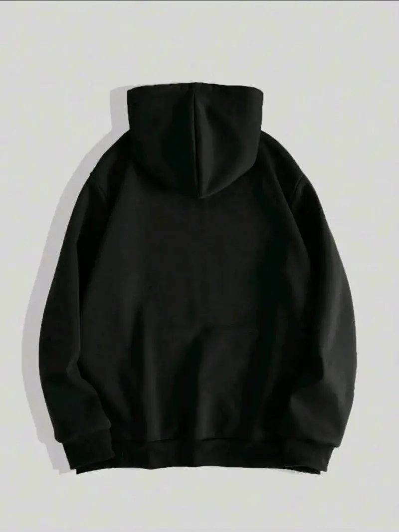 Polerón negro con diseño tribal - 2