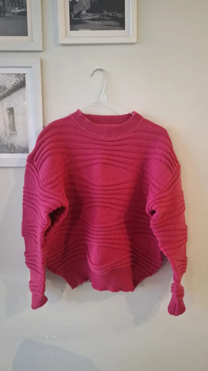 Suéter fucsia para mujer - 2
