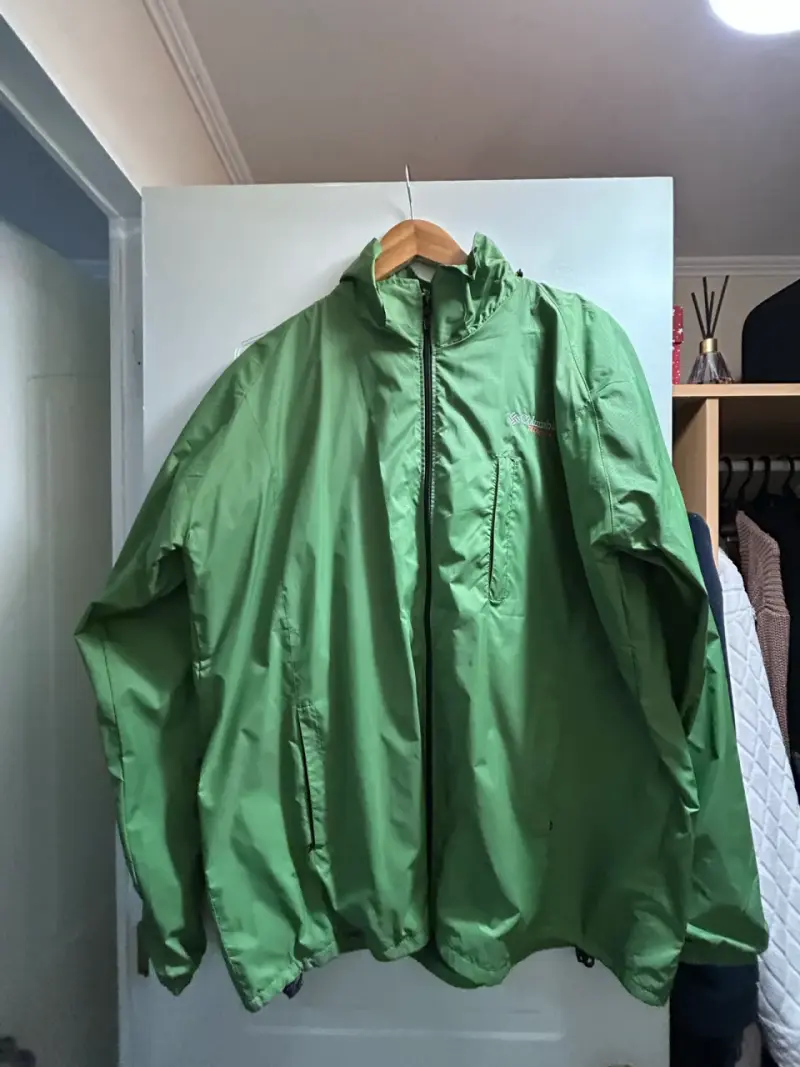 Chaqueta Verde Impermeable para Hombre - 1
