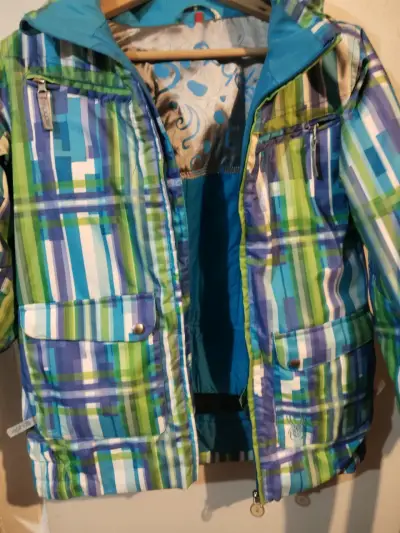 Chaqueta de esquí impermeable con capucha - miniatura 5
