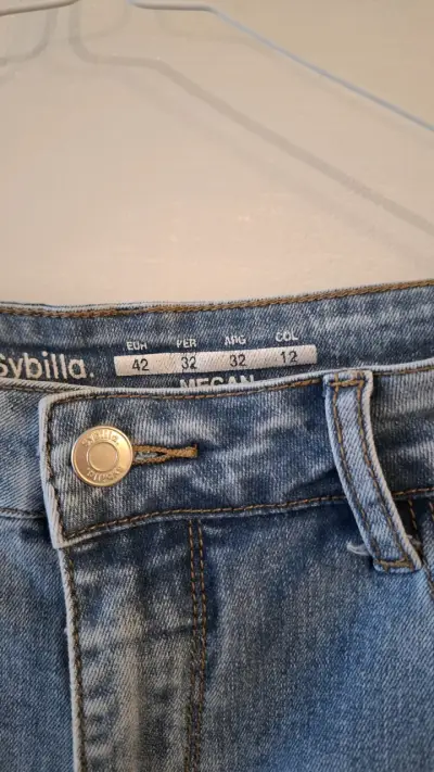 Jeans azul claro mujer Sybilla talla 42 - miniatura 2