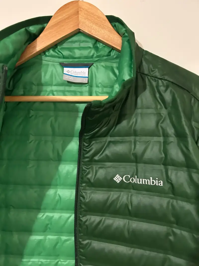 Chaqueta acolchada verde Columbia para hombre - 2