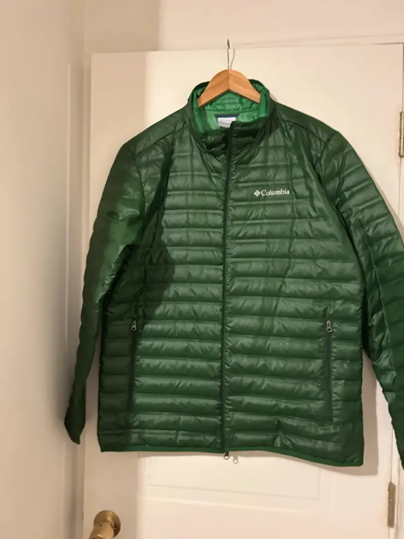 Chaqueta acolchada verde Columbia para hombre - 3
