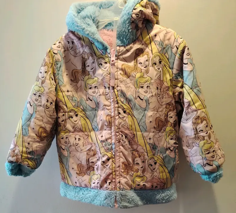 Chaqueta Infantil de Princesas Disney reversible - 3