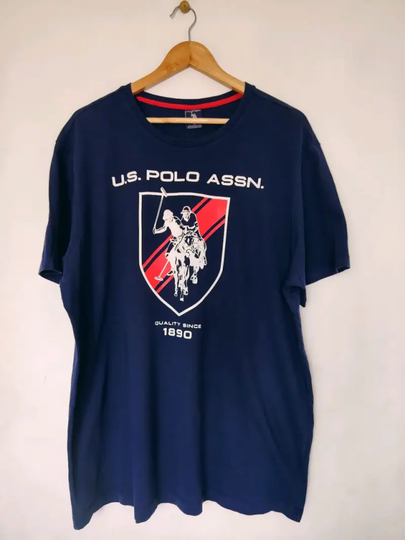 Polera azul U.S. Polo Assn. talla XL - 1