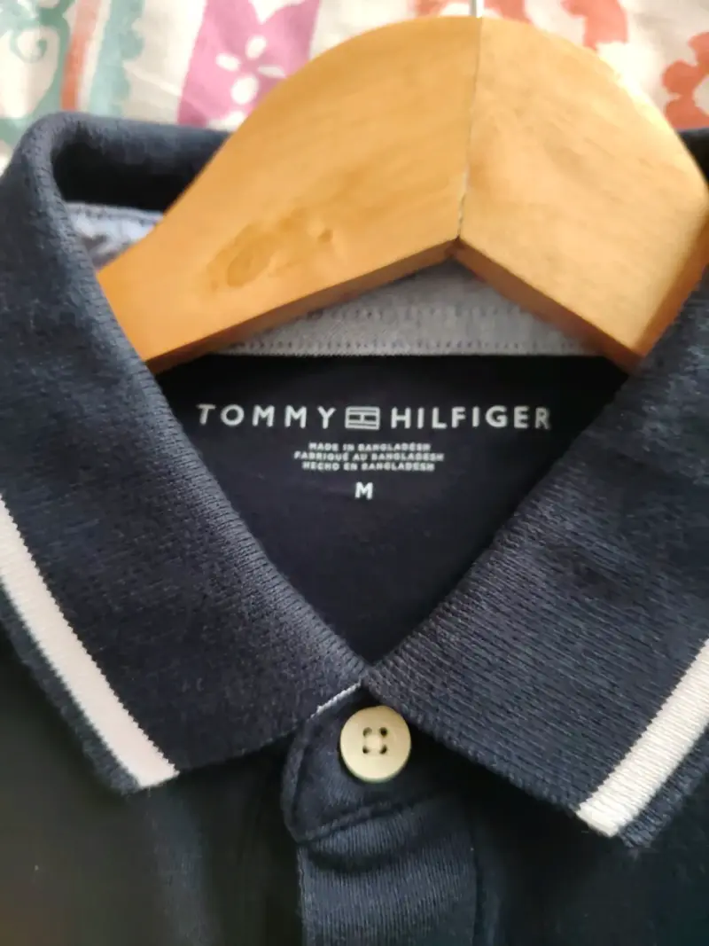 Polera Polo azul marino Tommy Hilfiger Talla M - 3