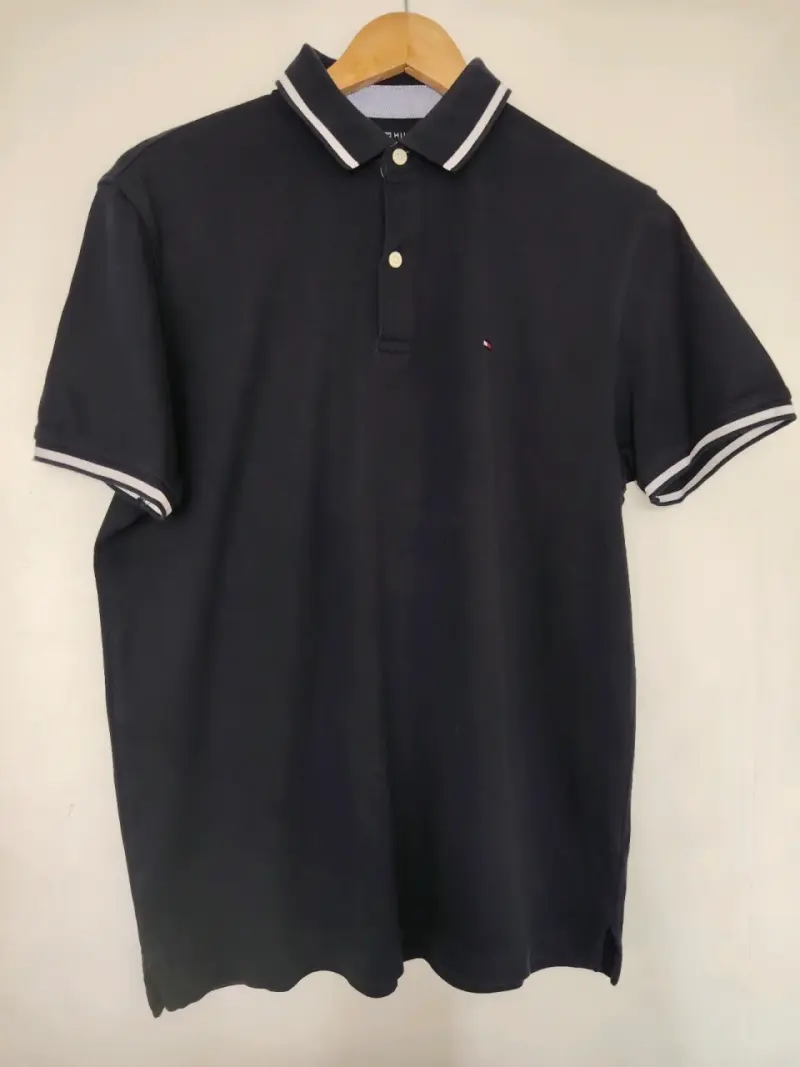 Polera Polo azul marino Tommy Hilfiger Talla M - 4