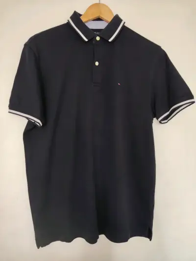 Polera Polo azul marino Tommy Hilfiger Talla M - miniatura 4