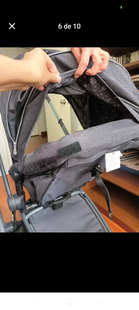 Coche de bebé Epic 5G con silla gris - 5