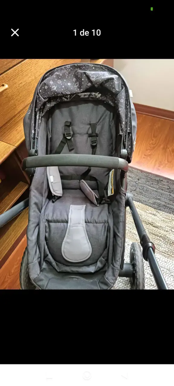 Coche de bebé Epic 5G con silla gris - 6