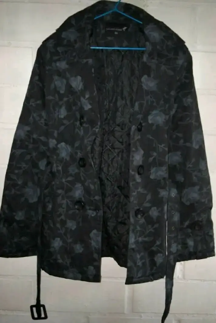 Casaca de mujer con diseño floral talla M L XL XXL - 3