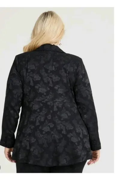 Casaca de mujer con diseño floral talla M L XL XXL - miniatura 5