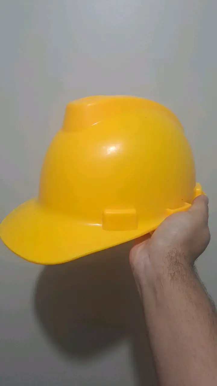 Casco de seguridad amarillo para electricista - 1