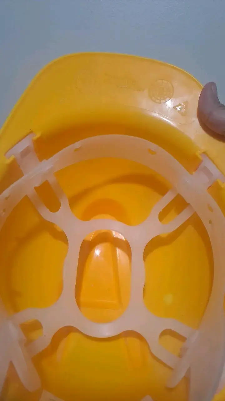 Casco de seguridad amarillo para electricista - 5