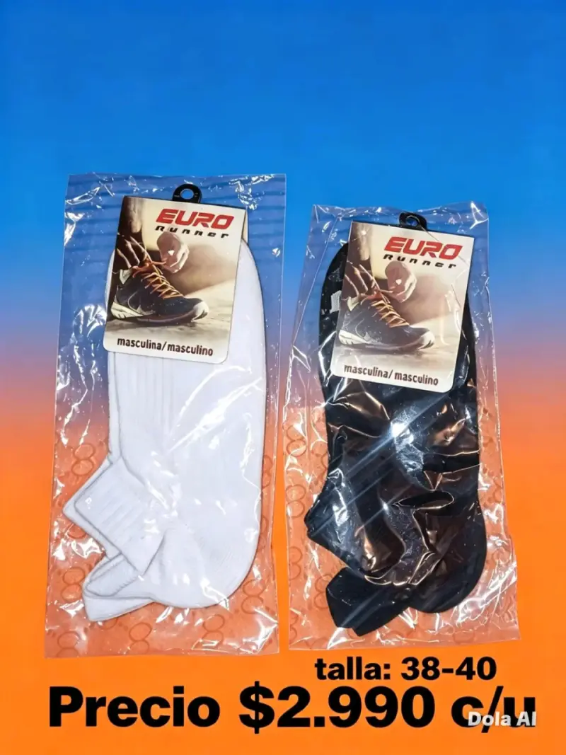 Calcetines Euro Runner para Hombre Talla 38-40