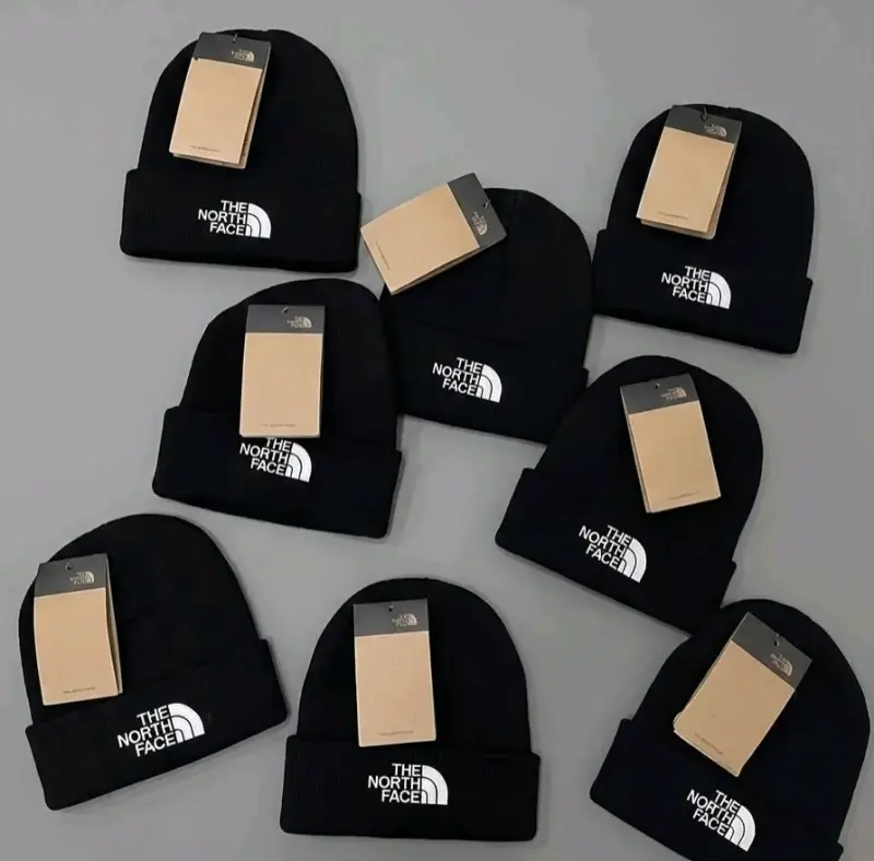 Gorros de lana negros The North Face