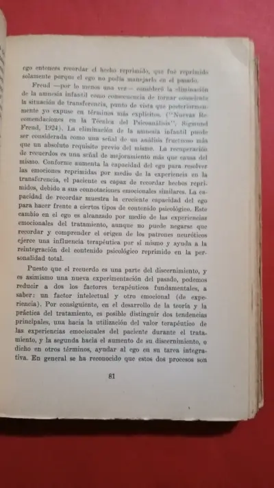 Libro 'Psicoanálisis y Psicoterapia' de Franz Alexander - miniatura 3