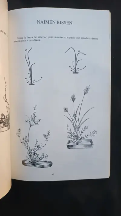 Libro Kado Sanguetsu Ikebana sobre arte floral - miniatura 5