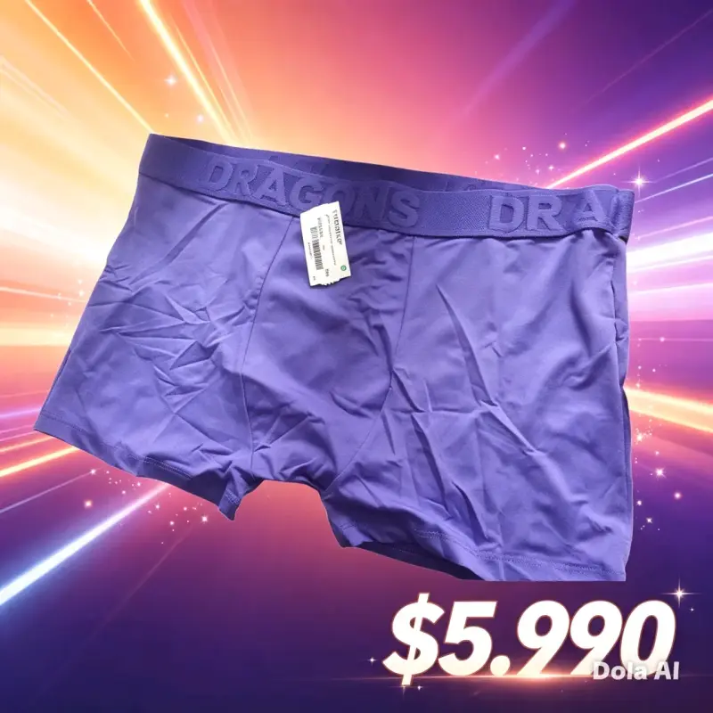 Boxer morado para hombre Dragons