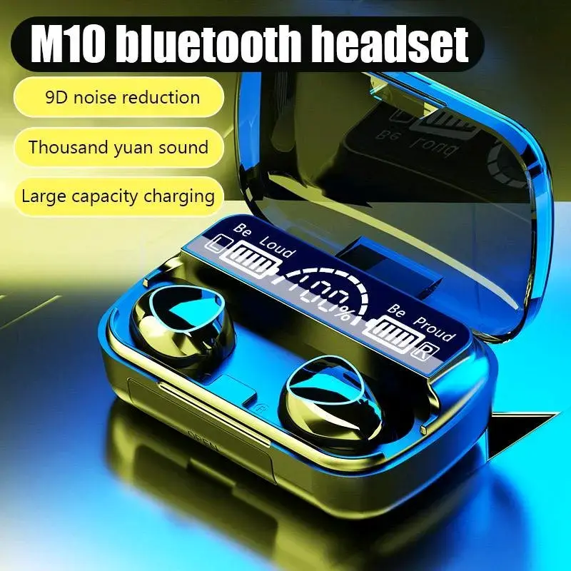 Auriculares Bluetooth M10 con reducción de ruido