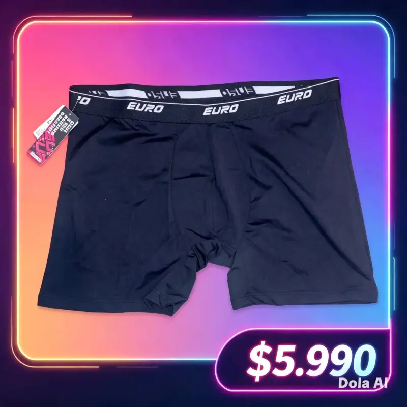 Boxer negro para hombre