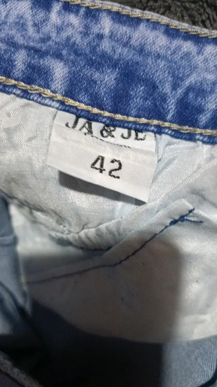 Jeans azul claro para mujer talla 42 - 4
