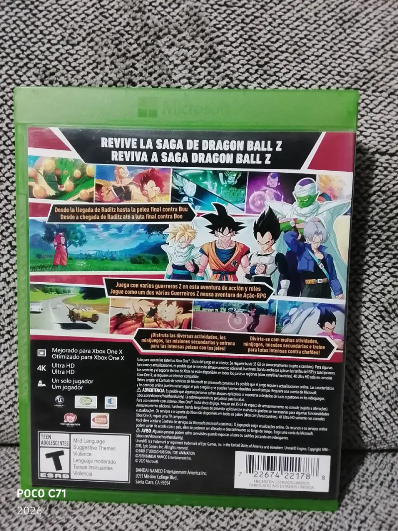 Juego Dragon Ball Z Kakarot para Xbox One - 2