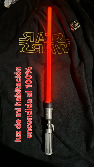Sable de Luz Rojo Star Wars hasbro - miniatura 3