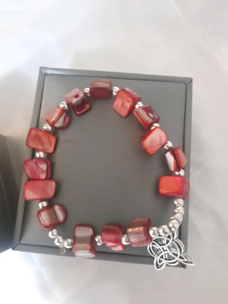 Conjunto de joyería nacar - 2