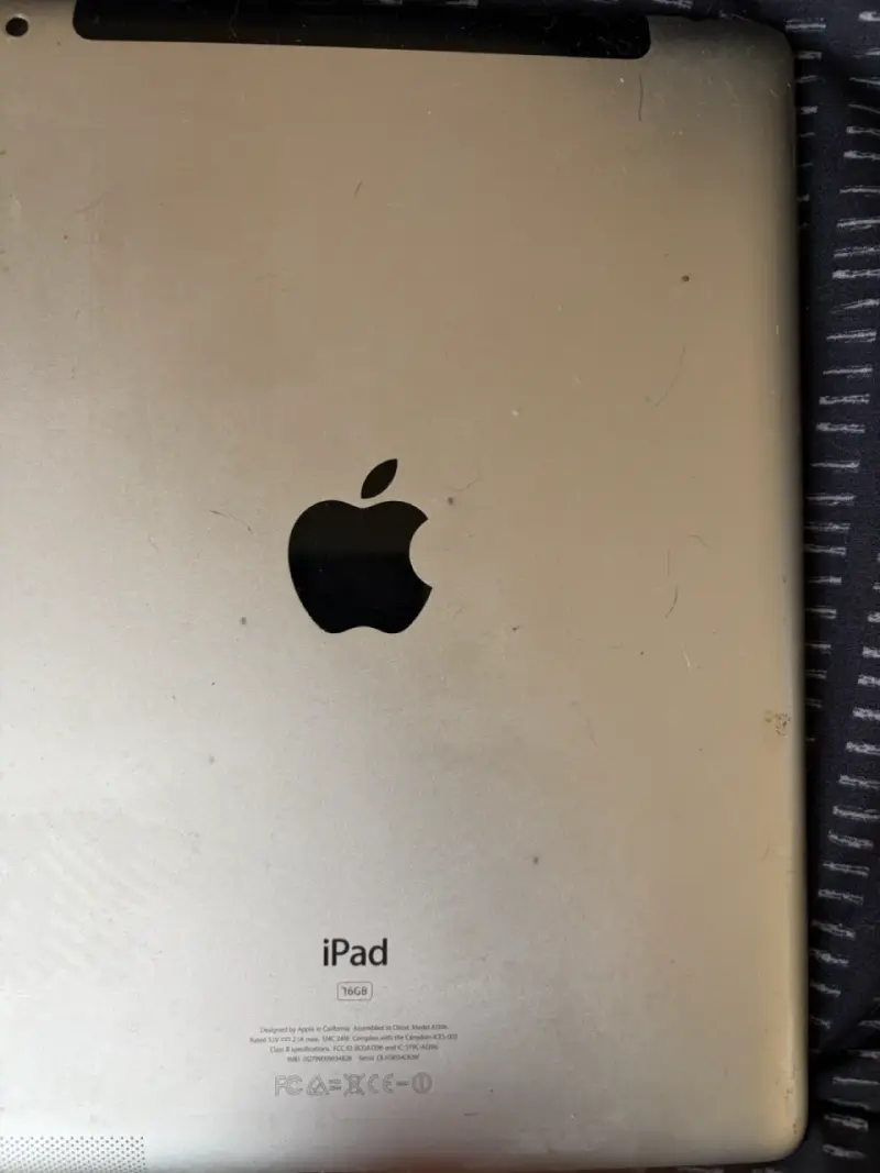 iPad Apple 16GB no prende - 3