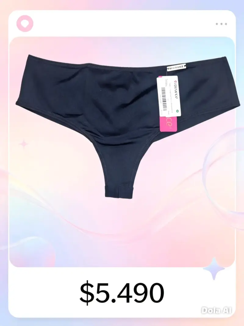 Calzón bikini negro