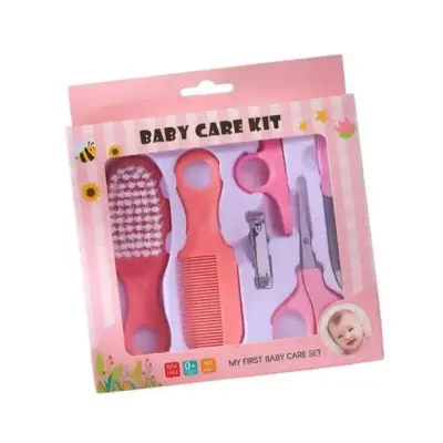Kit de cuidado para bebé con cepillo y tijeras - miniatura 1