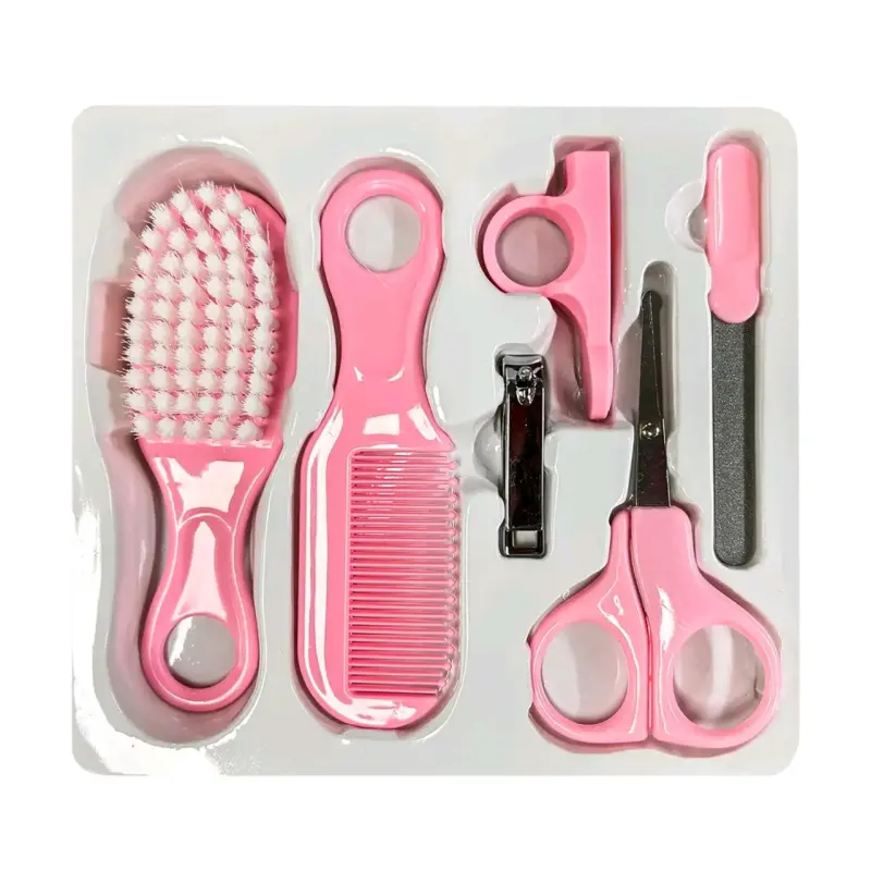 Kit de cuidado para bebé con cepillo y tijeras - 2