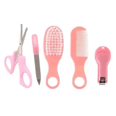 Kit de cuidado para bebé con cepillo y tijeras - miniatura 3