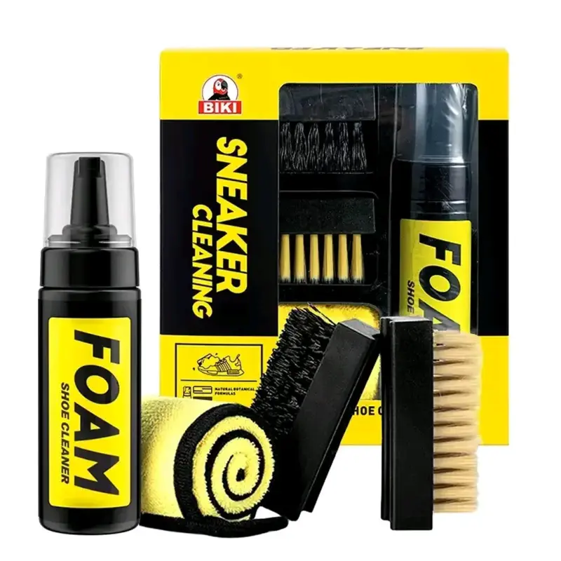 Kit de Limpieza para Zapatillas con Espuma y Cepillo - 2