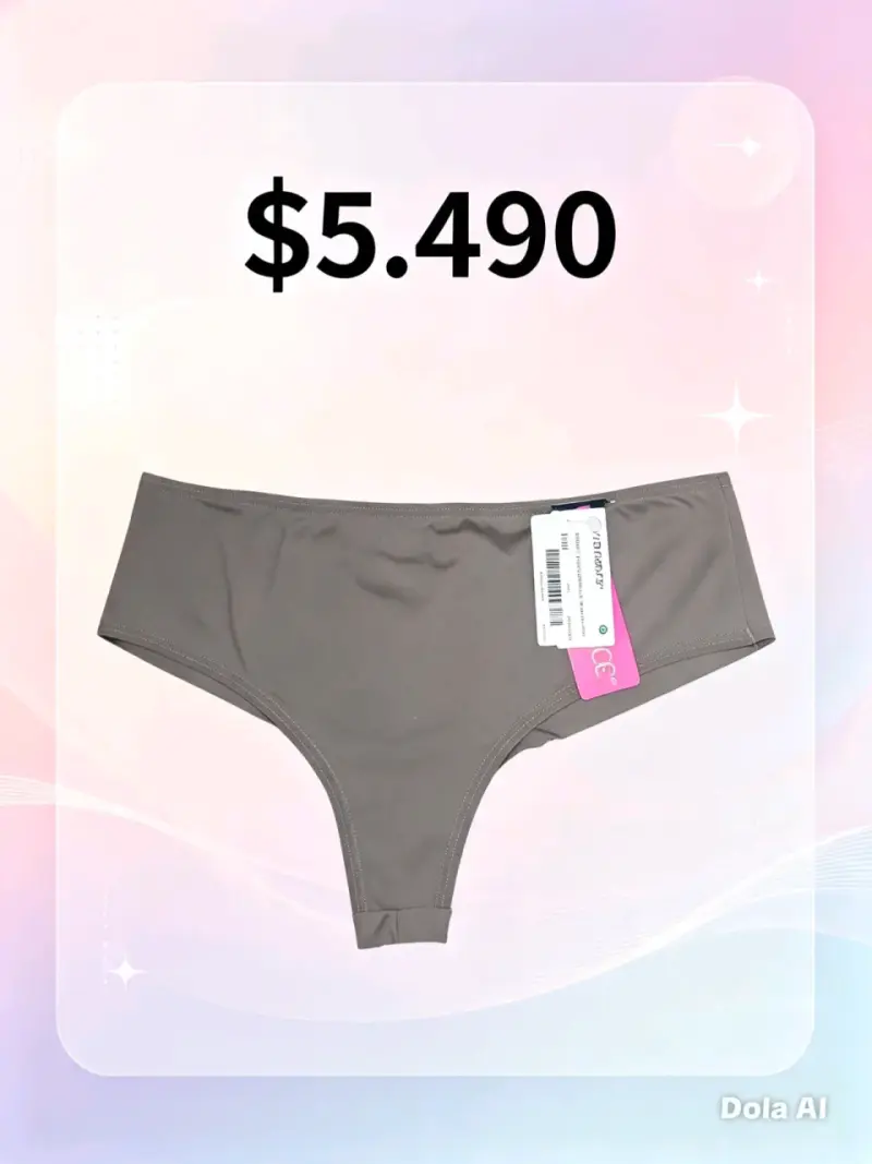 Calzón Bikini Gris Mujer