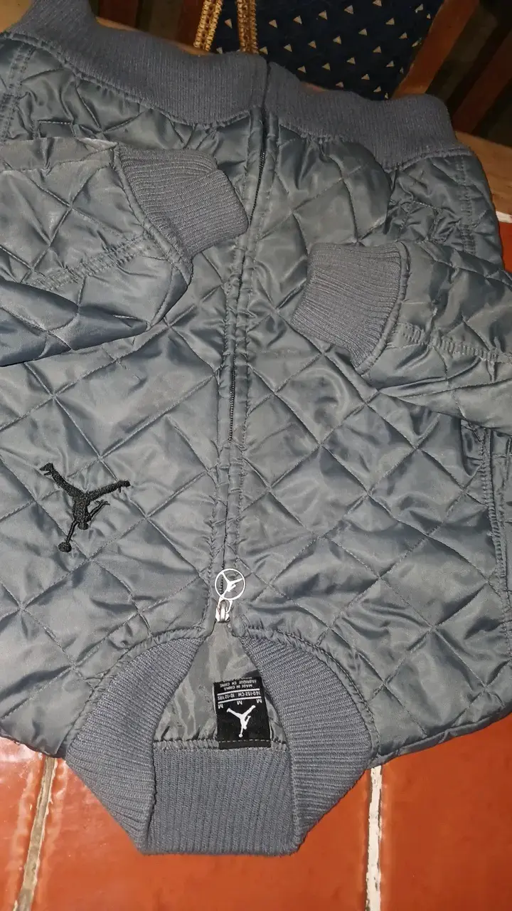 Chaqueta acolchada Jordan gris para hombre - 1