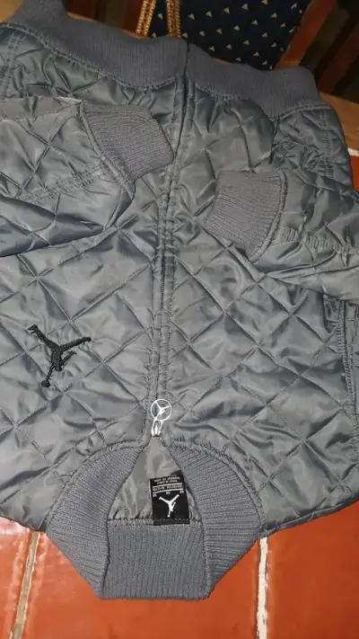 Chaqueta acolchada Jordan gris para hombre - miniatura 1