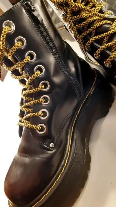 Botines plataforma alta C Morán  100 % cuero - miniatura 3