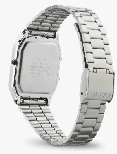 Reloj Casio Vintage Plateado Resistente al Agua - miniatura 2