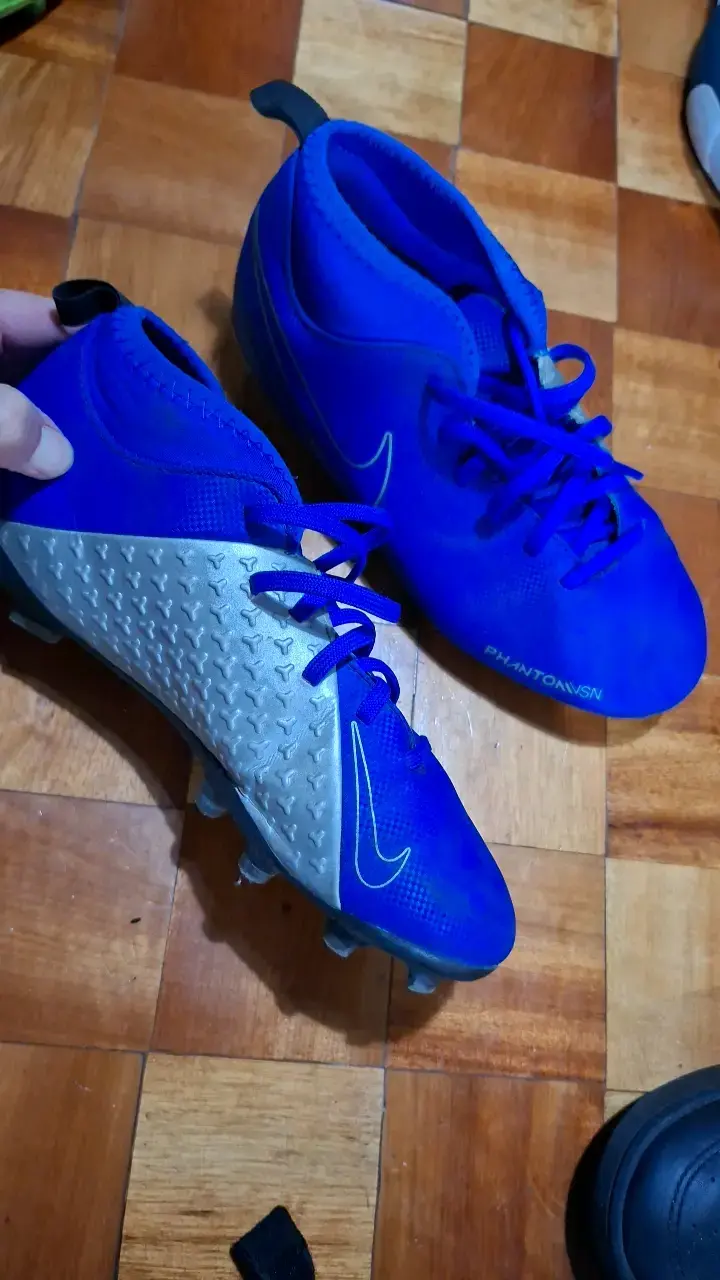 Botines de fútbol Nike Phantom Vision azules - 3