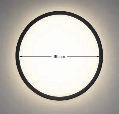 Panel LED Circular 60 cm Luz Blanca - miniatura 2
