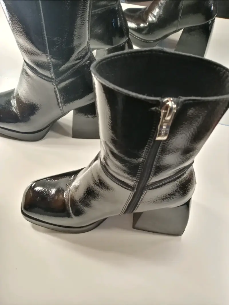 Botines de cuero negro C. Morán - 3
