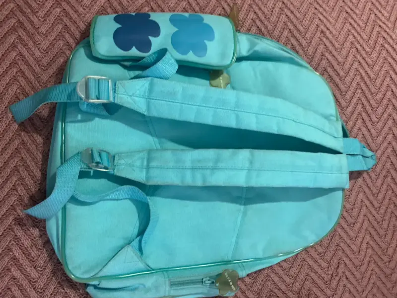 Mochila azul Agatha Ruiz de la Prada con diseño floral - 2