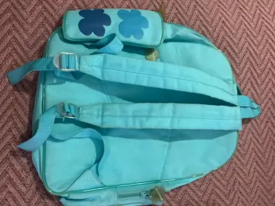 Mochila azul Agatha Ruiz de la Prada con diseño floral - miniatura 2